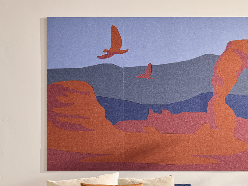 Felt art of Arches National Park