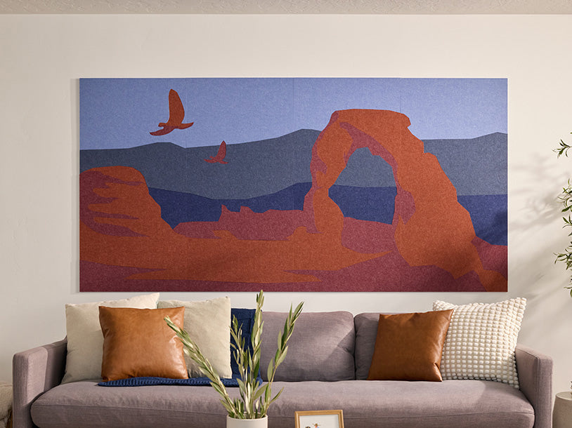 Felt art of Arches National Park