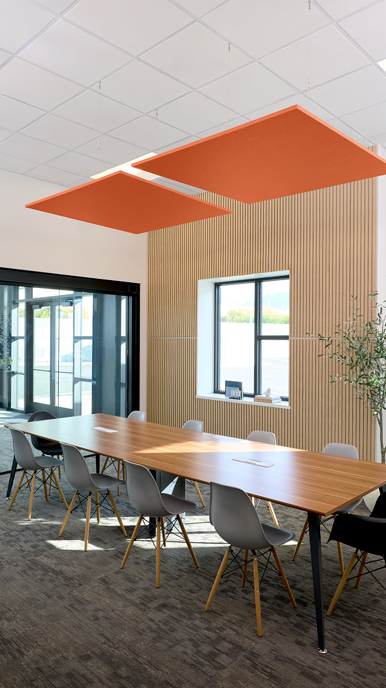 Flat Square Cloud Baffles