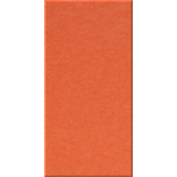 A vertical rectangular orange textured panel or swatch centered on a white background.