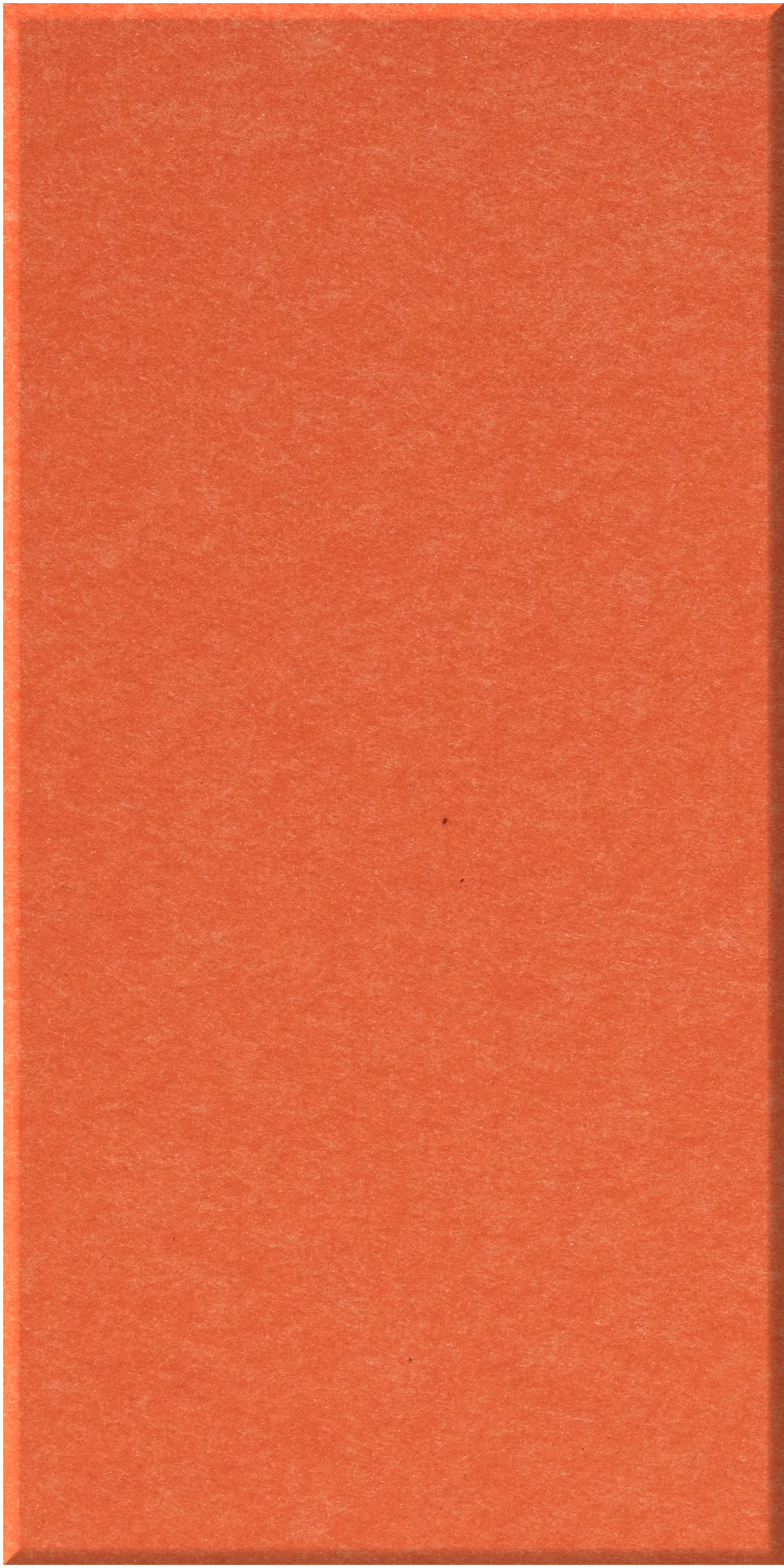 Large rectangular tile with orange-red textured surface and matte finish.
