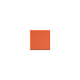 A small square swatch of textured orange material centered on a plain white background.