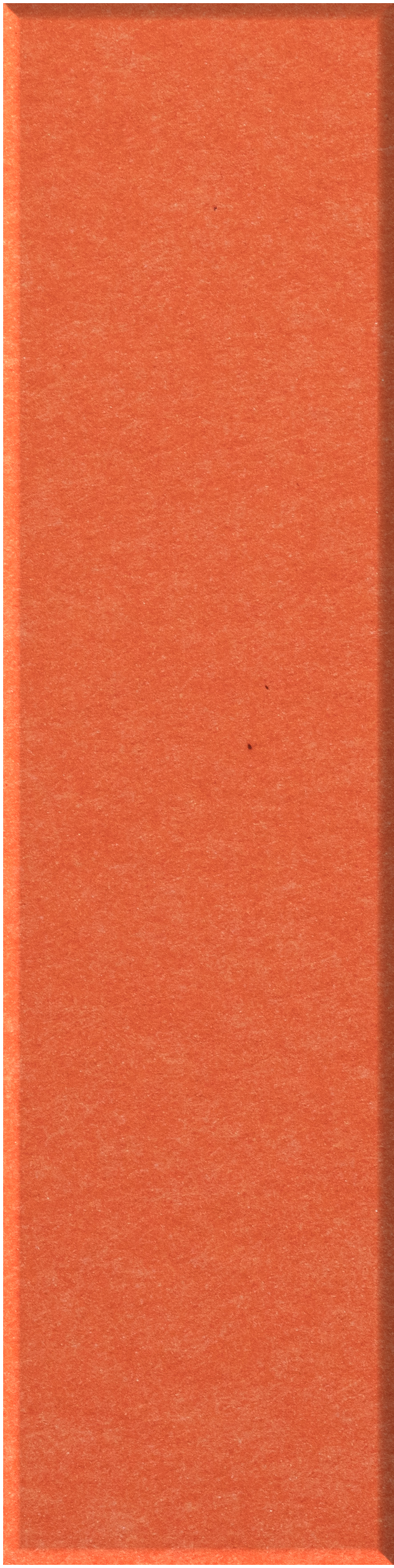 Orange shiplap tile with textured surface and beveled edges.
