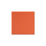 A square orange textured tile centered on a plain white background.