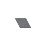 Dark gray diamond on a white background. 