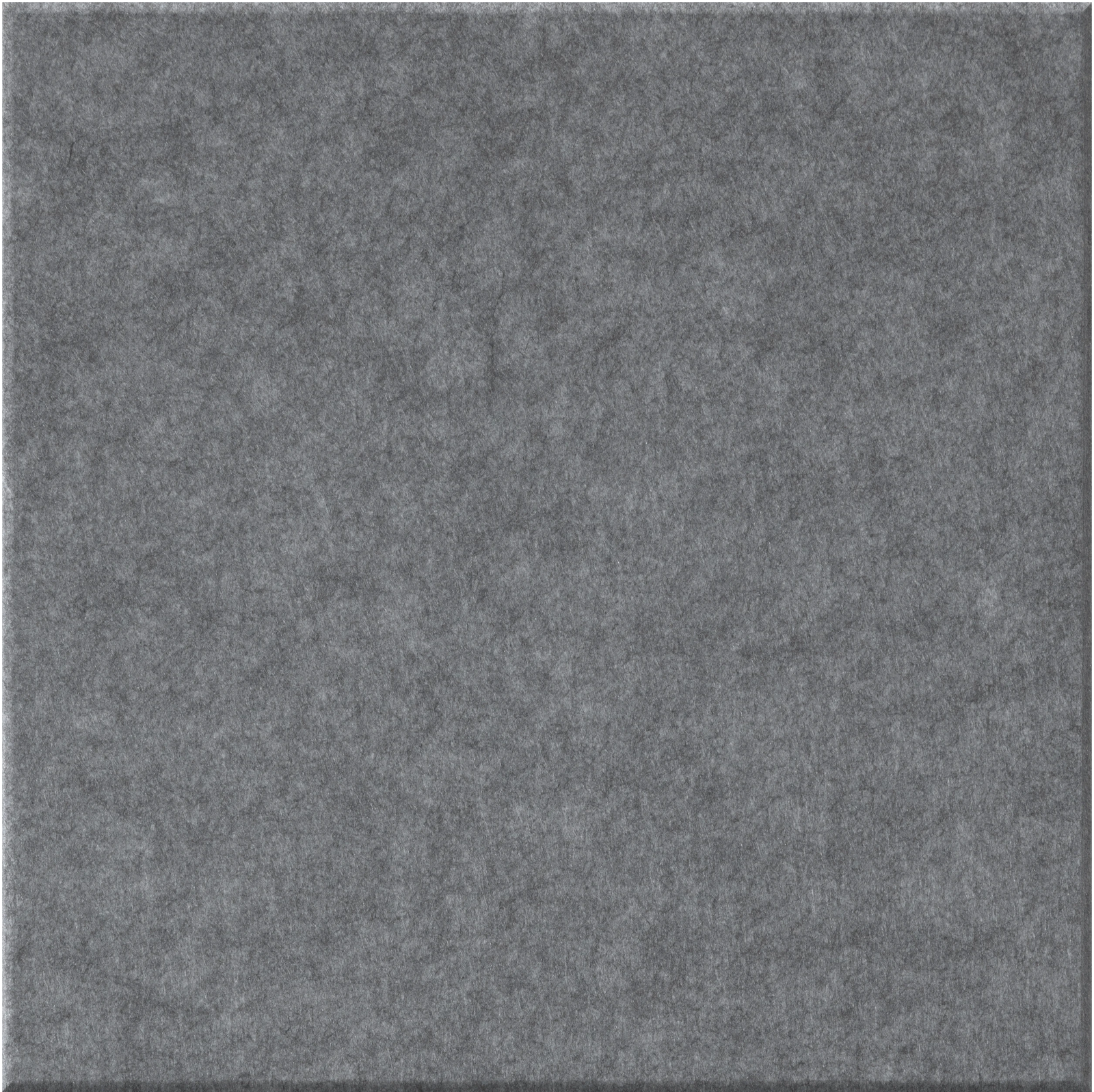 Dark gray square tile with matte, textured surface and subtle speckled finish.