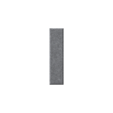 A single rectangular gray textured panel or tile centered on a plain white background.