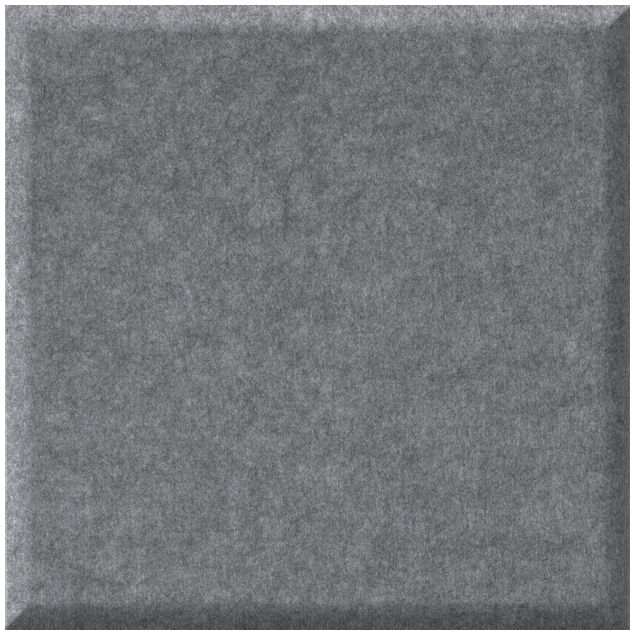 Dark gray textured quarter tile with matte finish and subtle beveled edge.