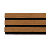 Wood slat sample in Teak wood grain