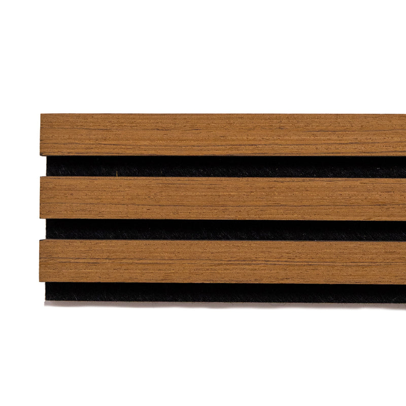 Wood slat sample in Teak wood grain