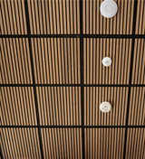 Oak Black Wood Slat Ceiling Panel