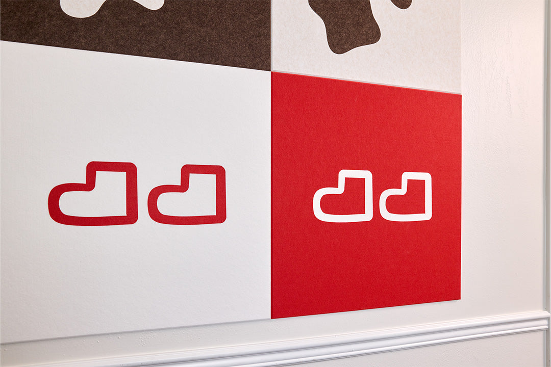 george's boots and mud puddle