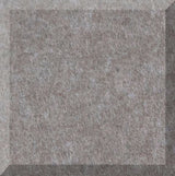 Gray square tile with textured surface and beveled edge detail.