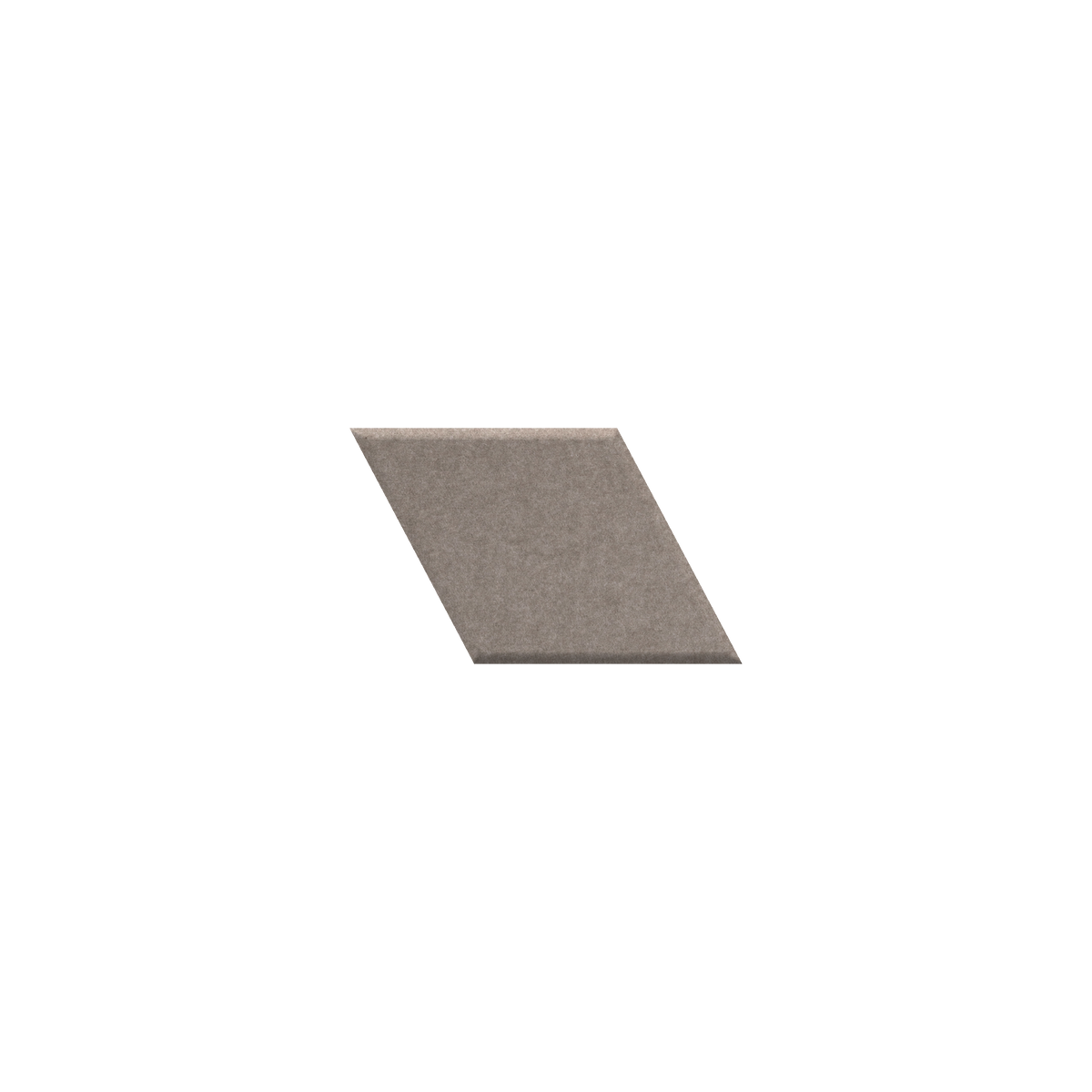 A single square tile with a textured, speckled finish in a warm gray-brown tone, shown on a solid white background.