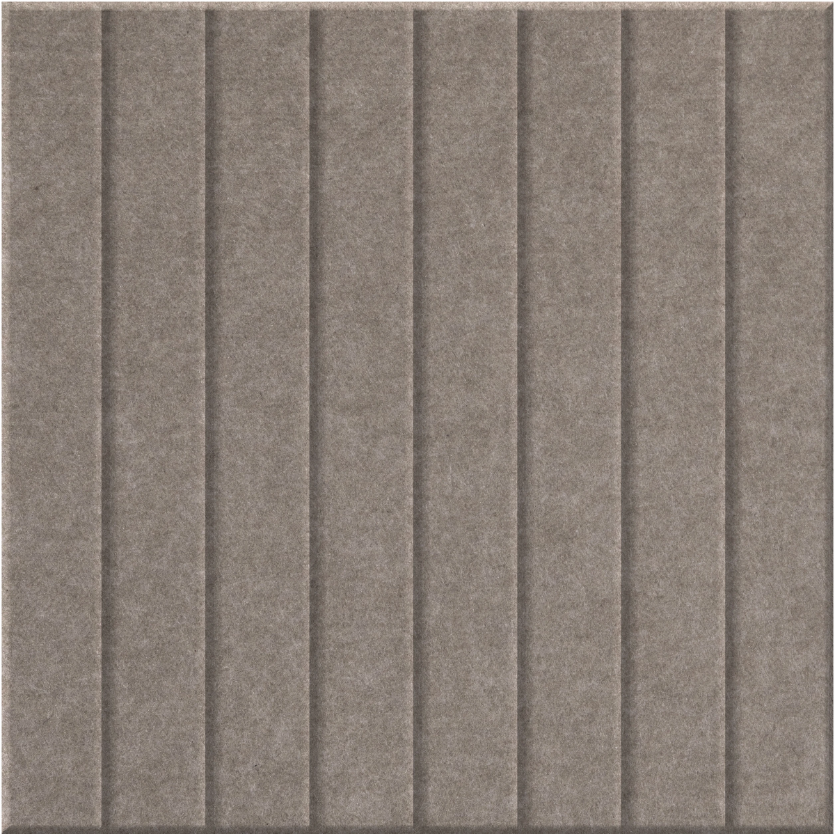 Ash 9mm Engraved Parallel felt sample with straight vertical grooves