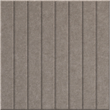 Ash 9mm Engraved Parallel felt sample with straight vertical grooves