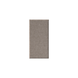 Brown rectangle felt on white background.