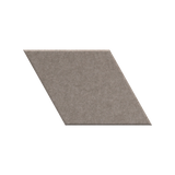 A single square tile with a textured, matte taupe-brown finish, shown from an angled perspective on a solid white background.