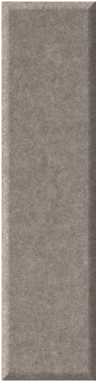 Gray shiplap tile with vertical planks and textured surface.