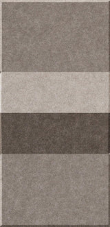 Four rectangular tiles in varying shades of gray and taupe arranged vertically.