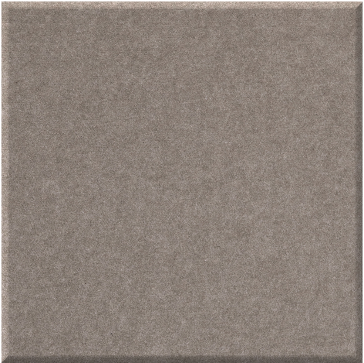 Gray square tile with matte speckled finish.