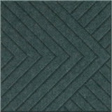 Atlantic 9mm Engraved Converge felt sample with chevron grooves