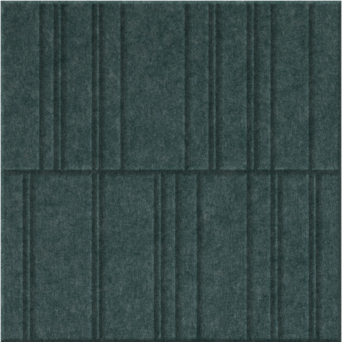 Atlantic 9mm Engraved Offset felt sample with staggered vertical grooves