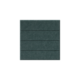 A square dark teal-green textured panel with horizontal stitched or pleated lines, centered on a plain white background.