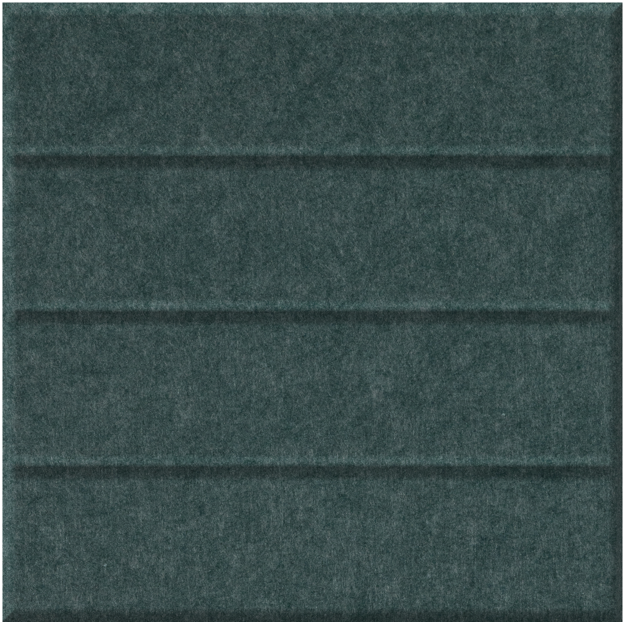 Dark teal tile with horizontal line pattern dividing surface into parallel sections.