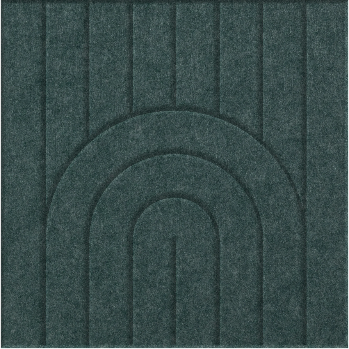Atlantic 9mm Engraved Zen felt sample with nested arch grooves