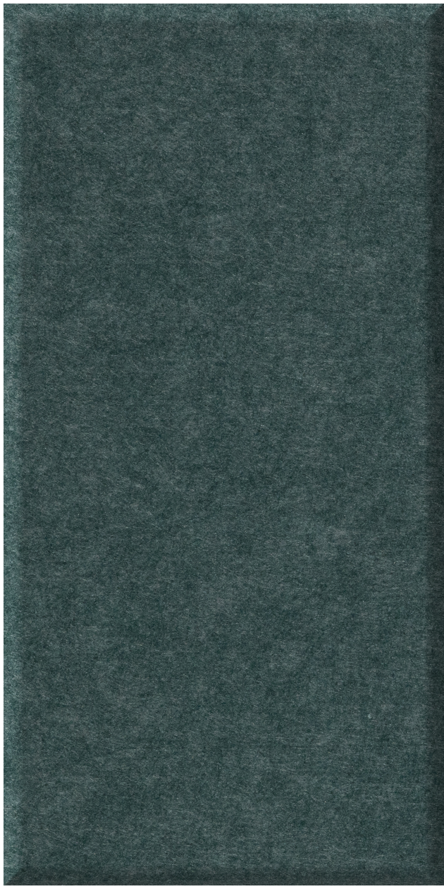 Dark teal rectangular tile with speckled matte finish surface.