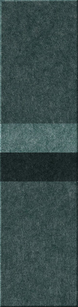 Four rectangular tiles in shades of dark green and black with textured surfaces arranged vertically.