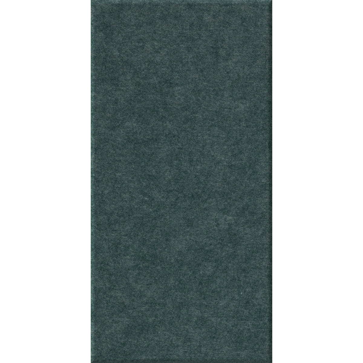A dark teal green textured rectangular tile or panel shown vertically against a white background.