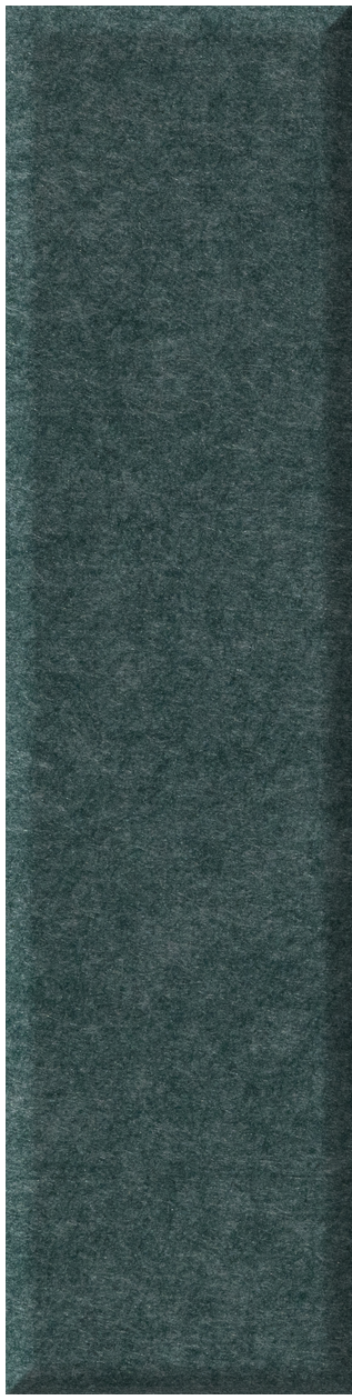 Dark teal mini shiplap tile with textured surface and vertical grain pattern.