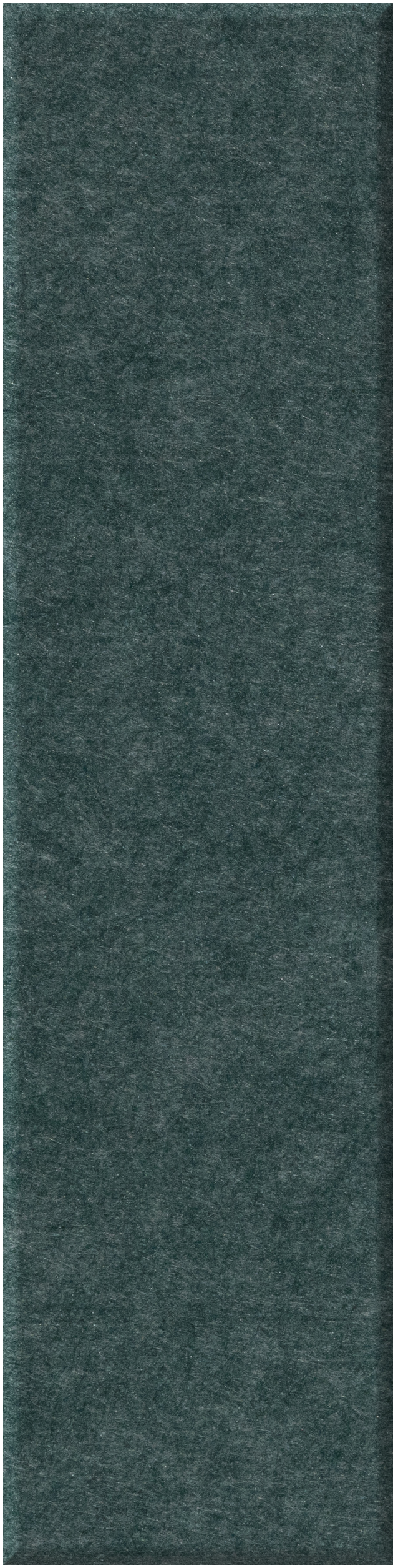Teal-green shiplap tile with textured mottled surface and vertical grain pattern.
