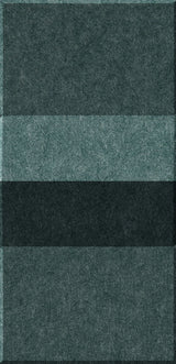 Four rectangular tiles in varying shades of green and charcoal gray stacked vertically showing textured surface finishes.