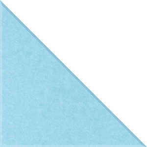 Baby Blue 90° Triangle