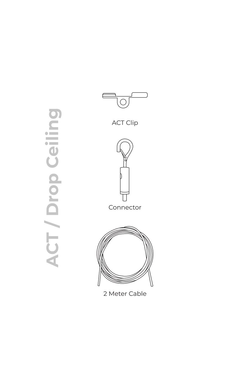 Flat Hexagon Cloud Baffles