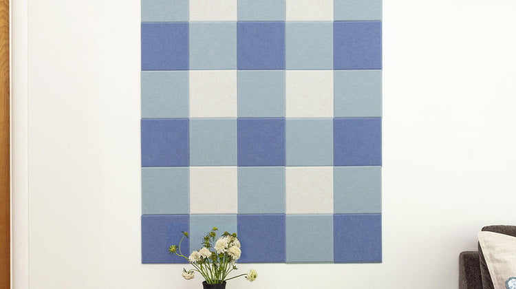 Blue Gingham Pinboard