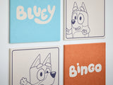 Bluey and Bingo Pinboard
