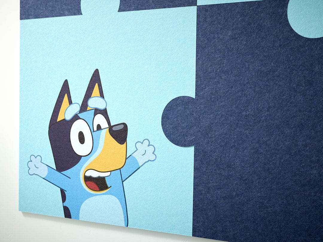 Bluey Puzzle Play Wall Art