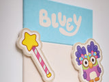 Bluey and Friends Rainbow Growth Chart