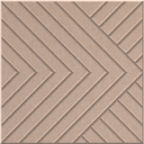 Cashmere 9mm Engraved Converge felt sample with chevron grooves