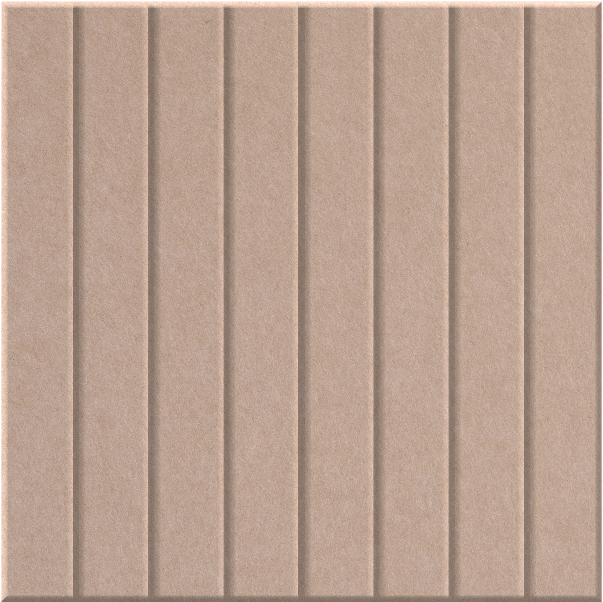 Cashmere 9mm Engraved Parallel felt sample with straight vertical grooves