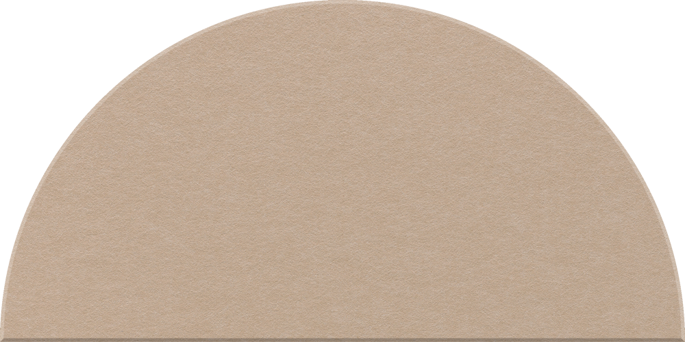 Large Half Circle Tile