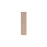 A single rectangular beige textured panel or tile centered on a plain white background.