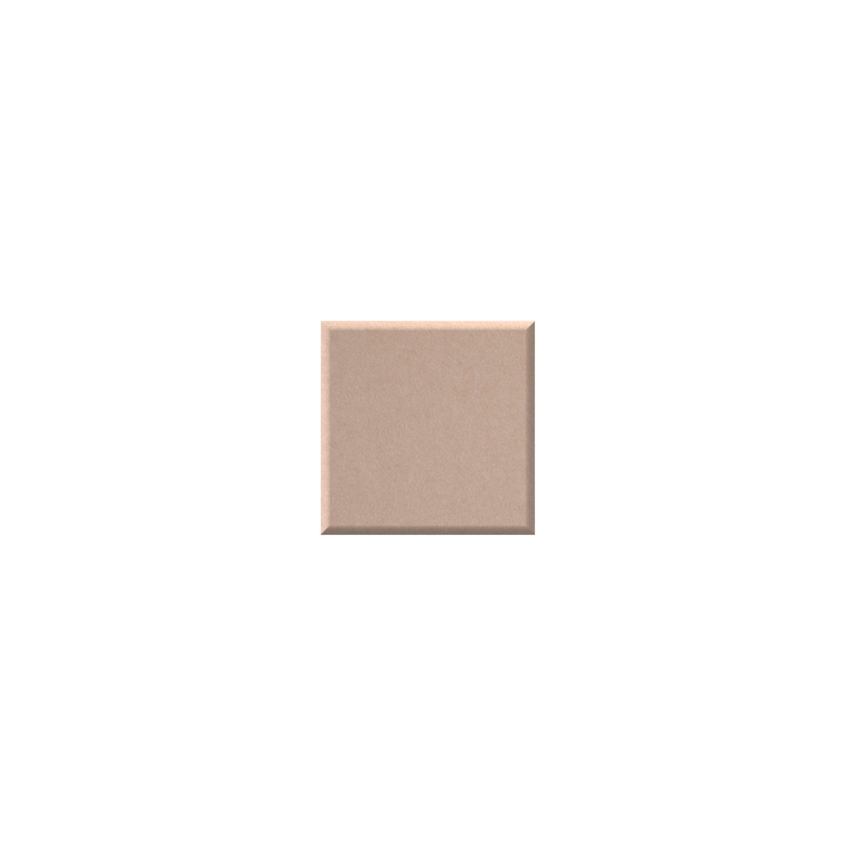 A square beige tile or swatch with a subtle textured surface, centered on a solid white background.