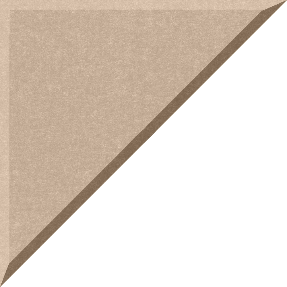 Small 90 degree triangle in Cashmere