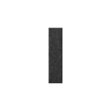 A single dark charcoal gray rectangular swatch centered on a plain white background.