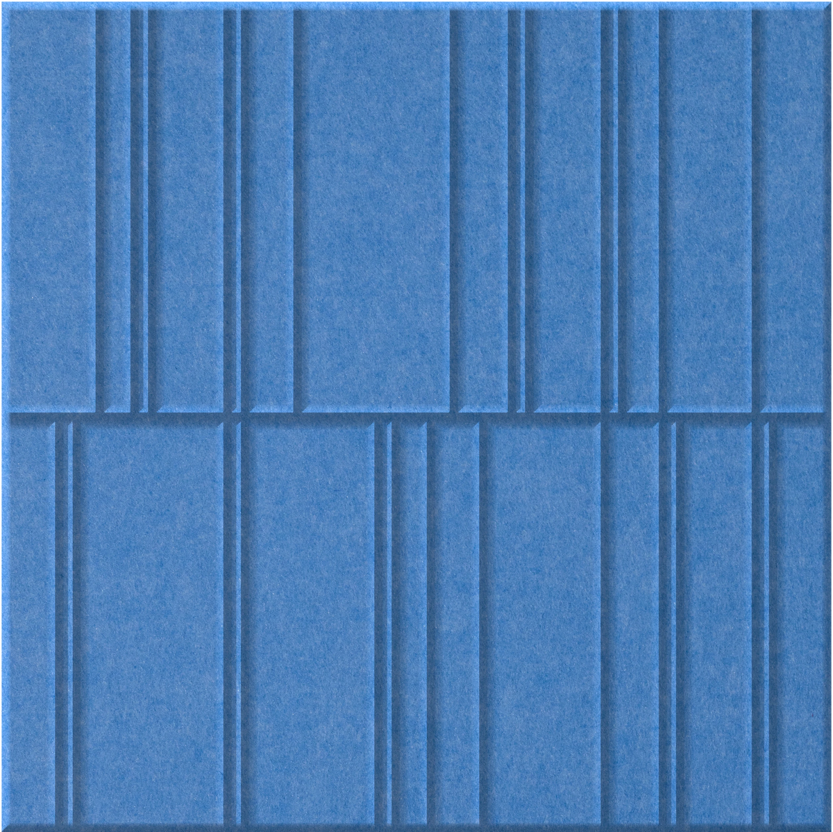 Cayman 9mm Engraved Offset felt sample with staggered vertical grooves